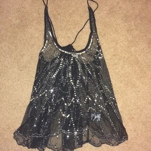 Sequined tank